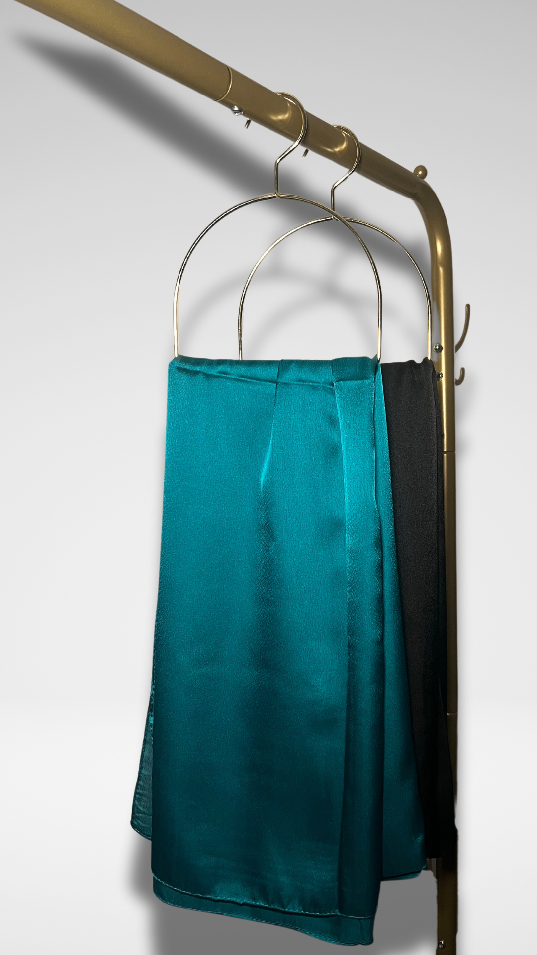 Large Silk Hijab in Teal