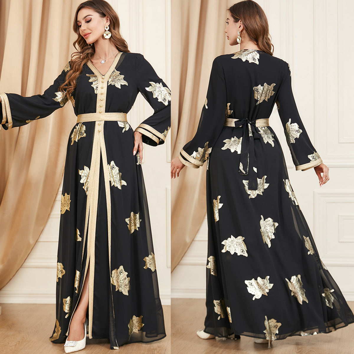 Aya Abaya: Middle Eastern Women's Two-piece Dress