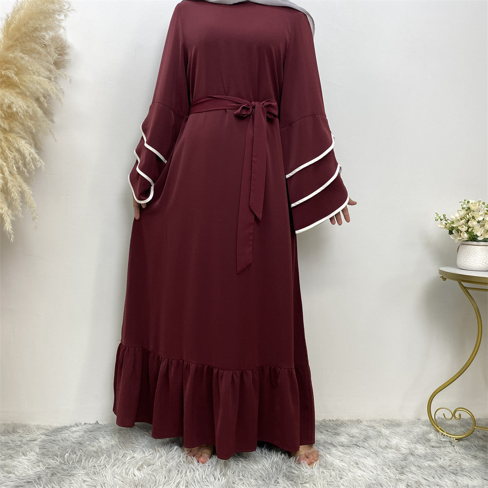 Aminah Abaya: Stylish Hemmed Abaya