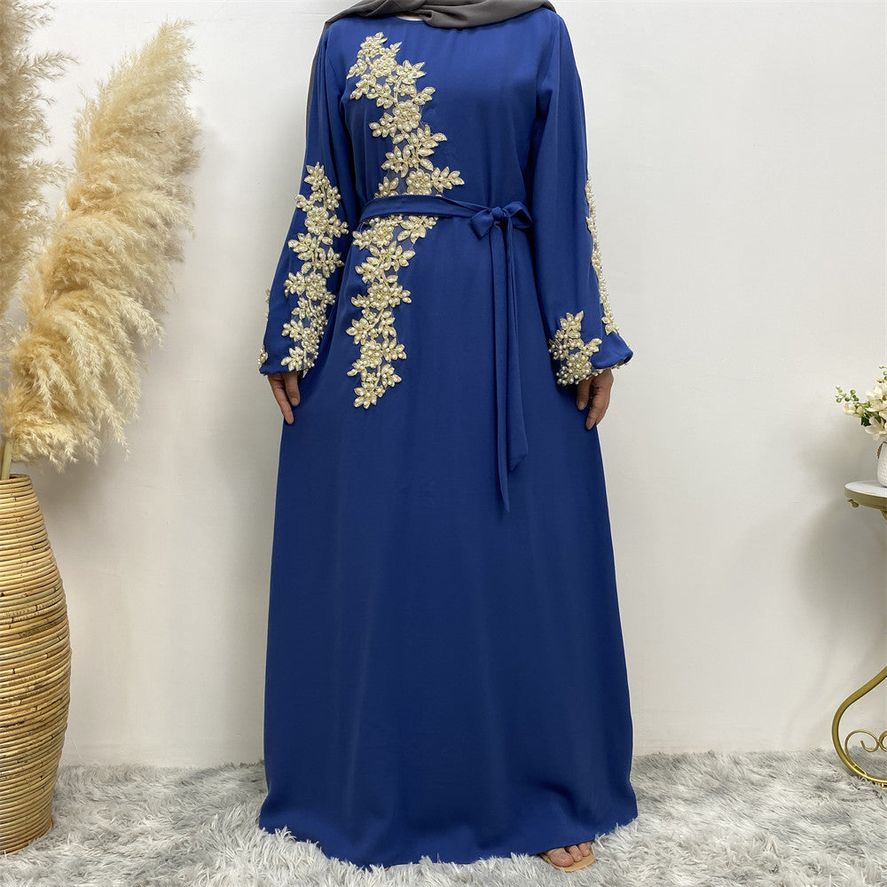 Sara Abaya: Fashion Lace Beaded Dress