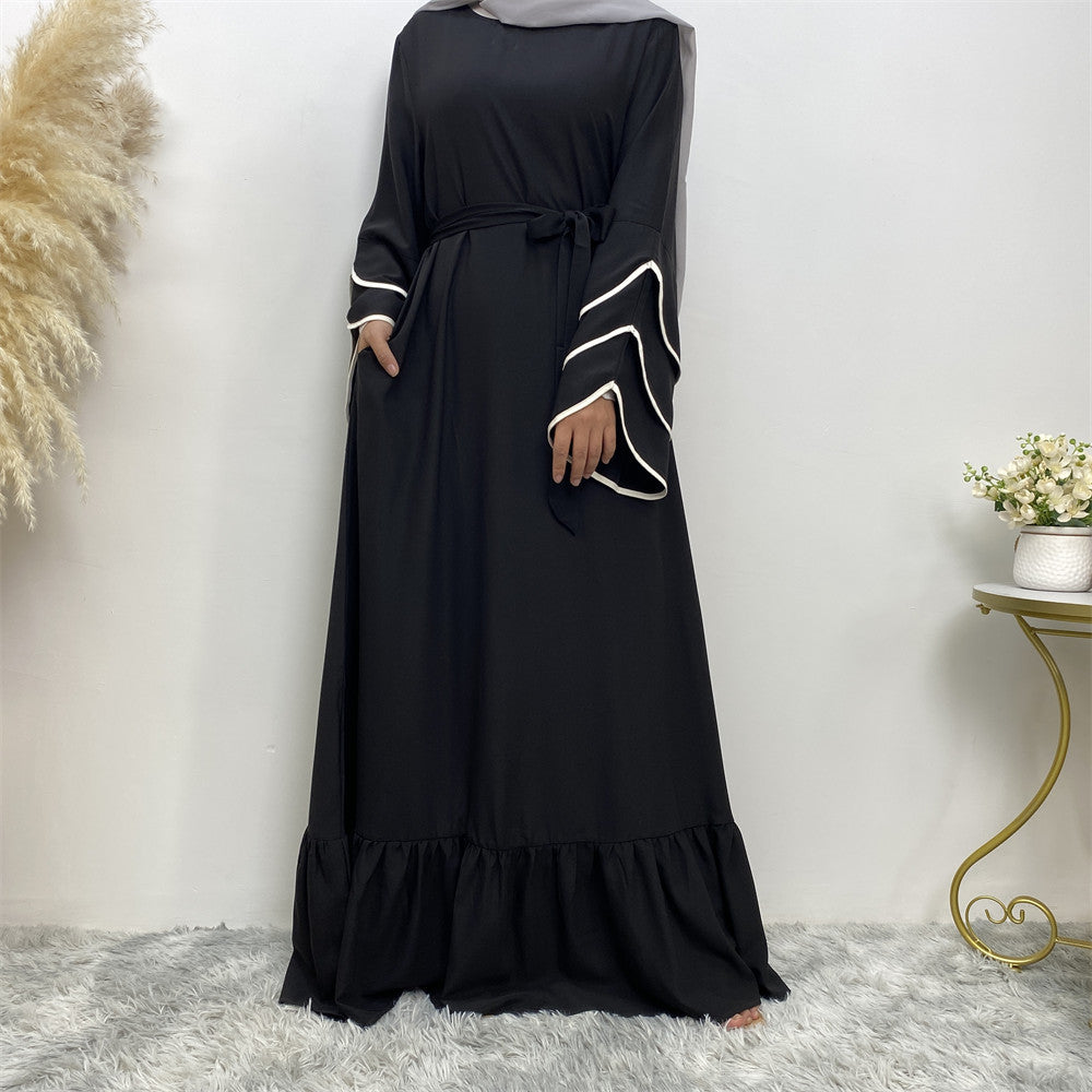 Aminah Abaya: Stylish Hemmed Abaya