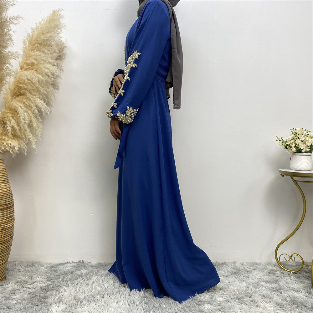 Sara Abaya: Fashion Lace Beaded Dress