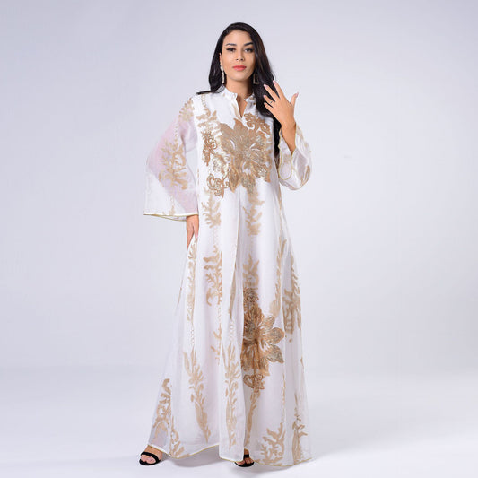 Raeda Abaya: Middle East Sequinned Luxury dress