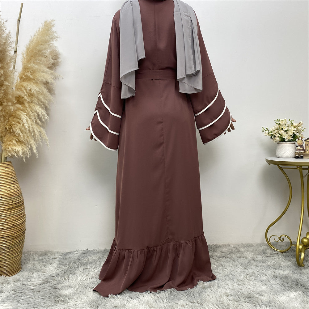 Aminah Abaya: Stylish Hemmed Abaya