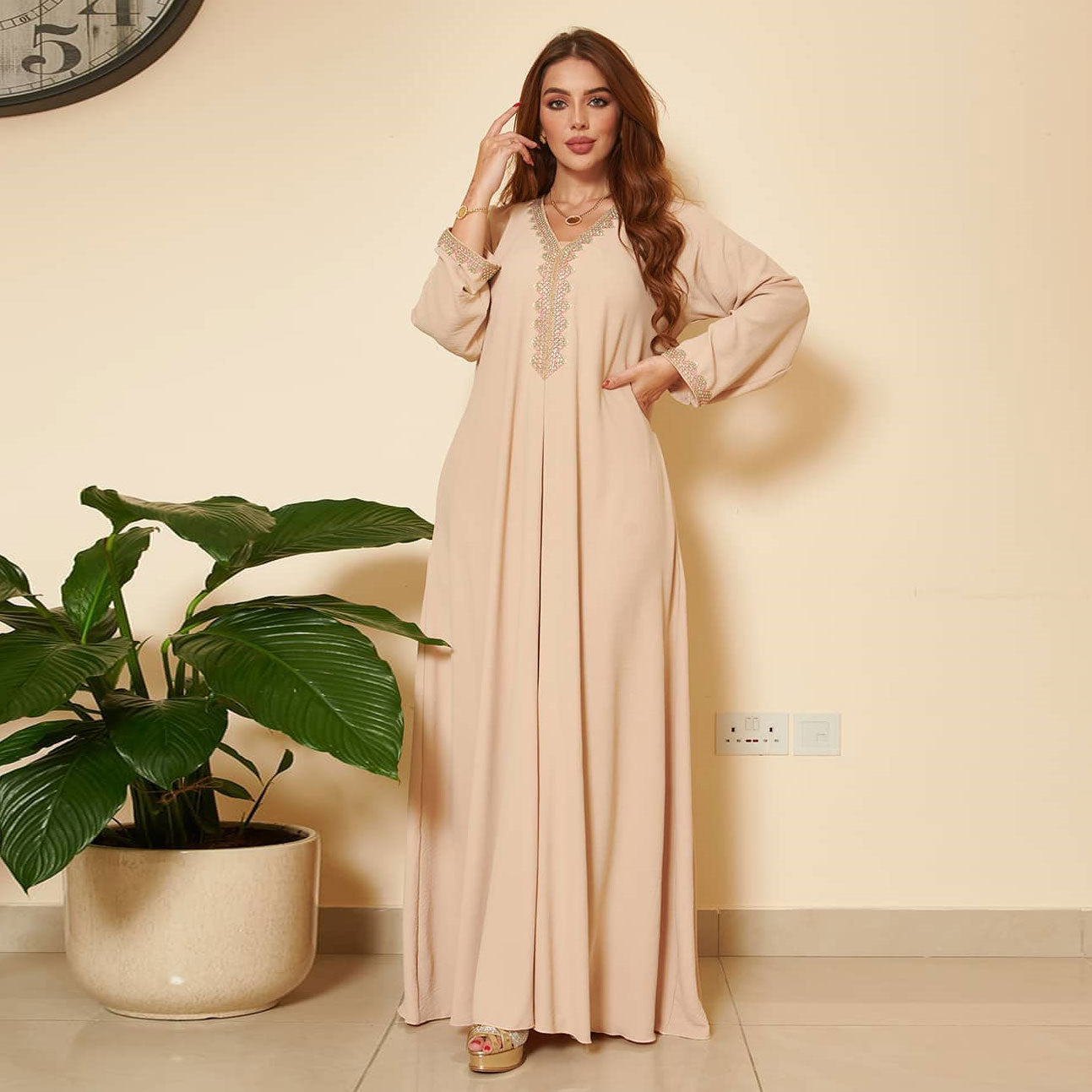 Aleena Abaya: Middle Eastern Muslim Women's Wear Swing Dress