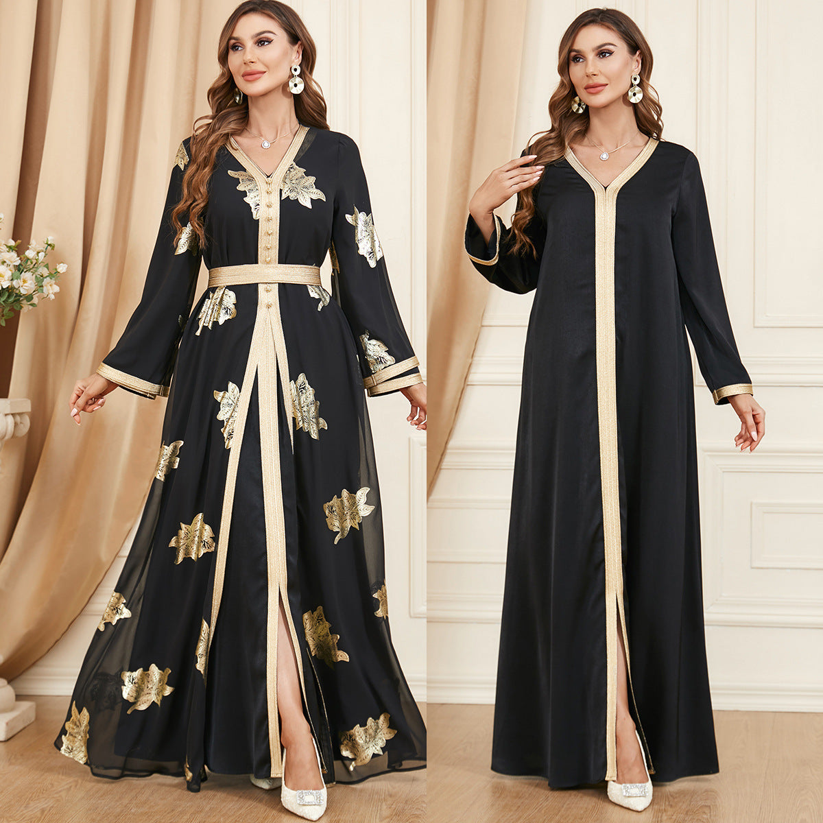 Aya Abaya: Middle Eastern Women's Two-piece Dress