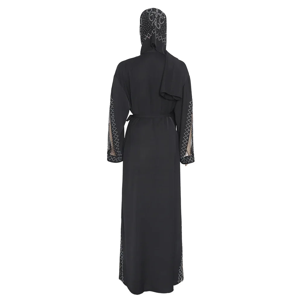 wholesale muslim islamic clothing india women luxury turkish summer moroccan african dress open dubai abaya-4