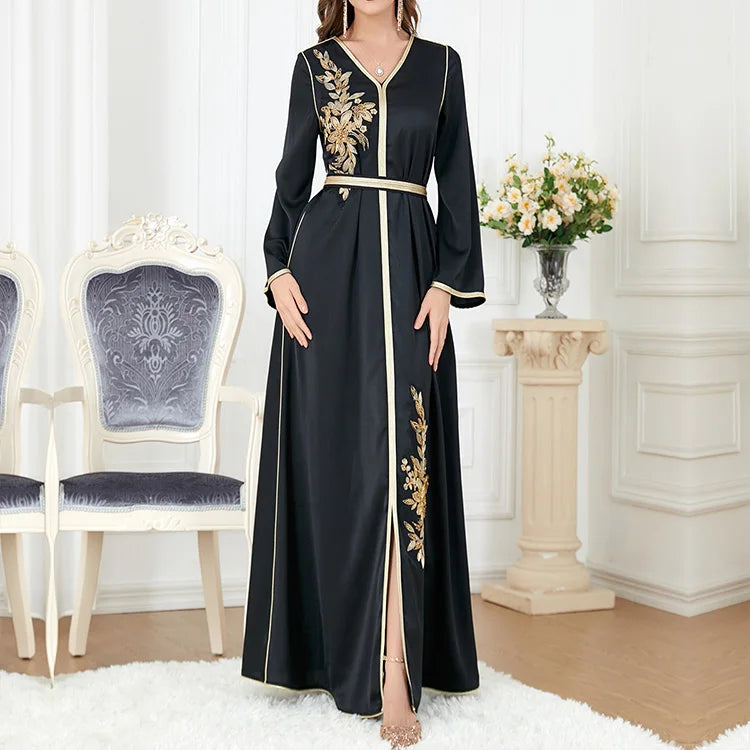 Butterfly Abaya With Khimar High Quality Crepe Women Muslim Islamic Clothing Jilbab Hijab Prayer Dress Two Piece Set Abaya-1