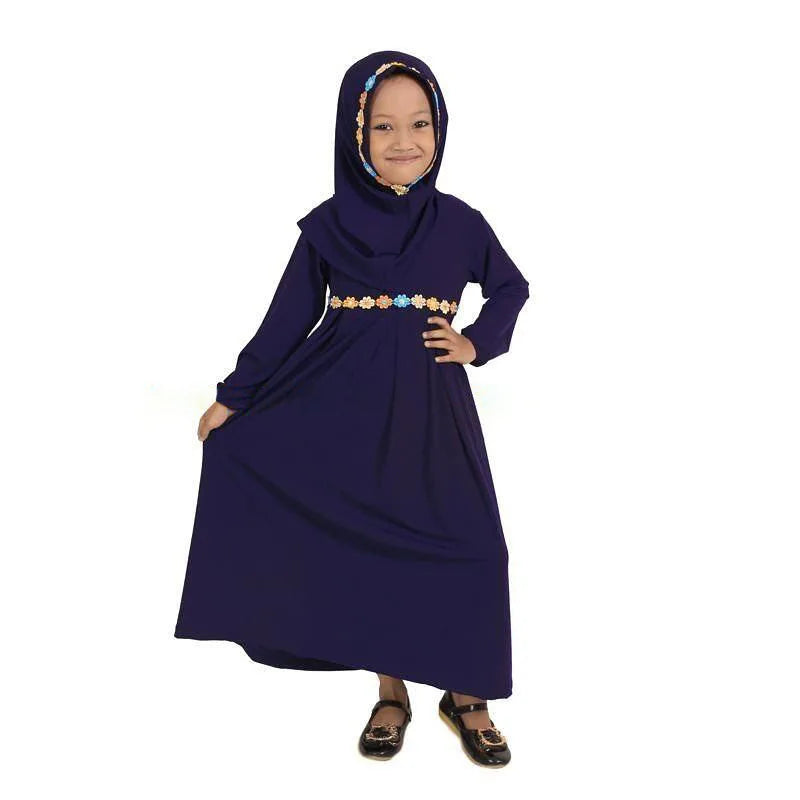 Muslim Girls Designer Clothing Manufacturer Islamic Prayer Garment Burqa Khimar Jilbab Long Hijab Abaya Muslim Dress For Girls-0