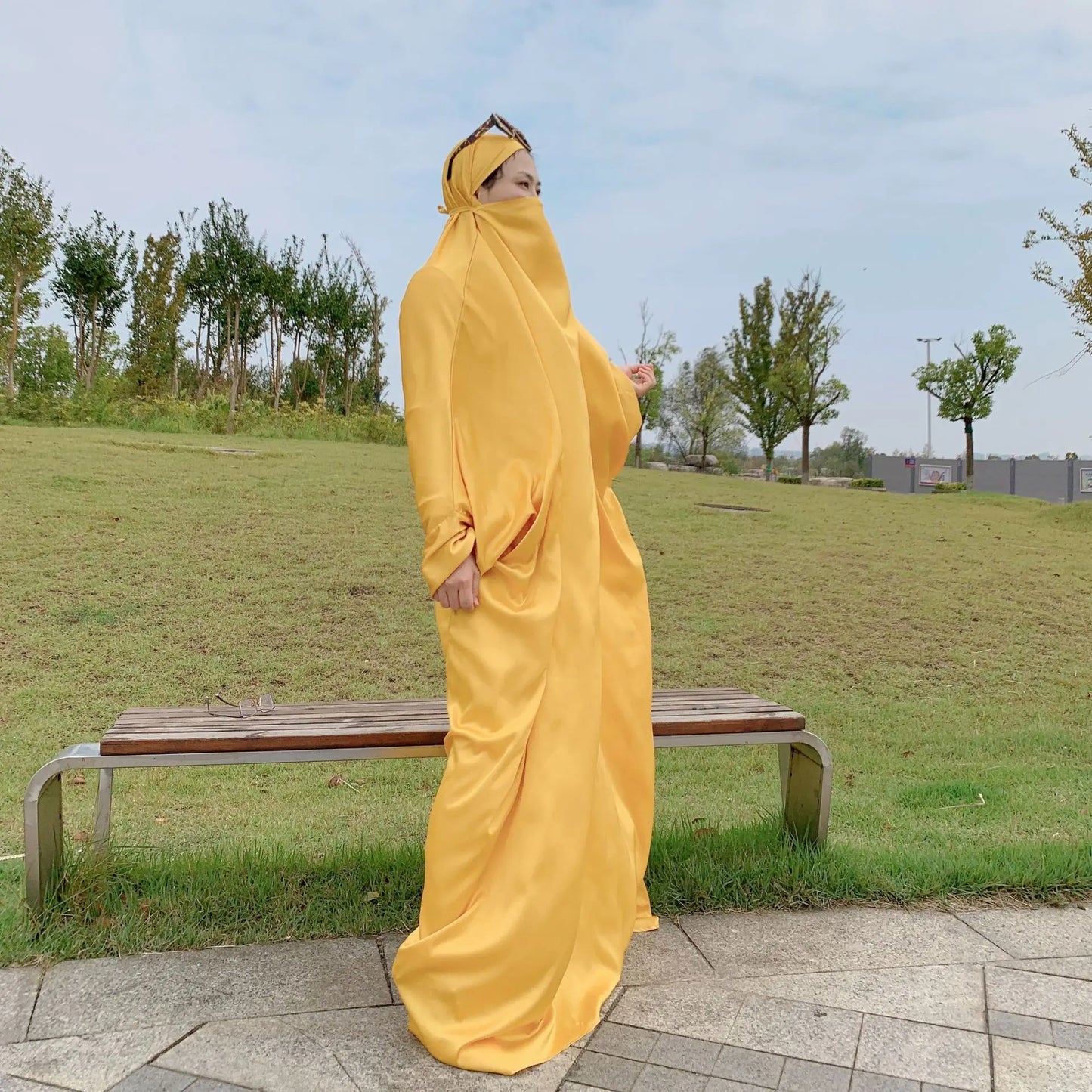 Latest Plus Size Niqab Burqa Design One piece full length Jilbab Arabic Abaya Dubai Turkey Islamic Clothing With Hijab-3